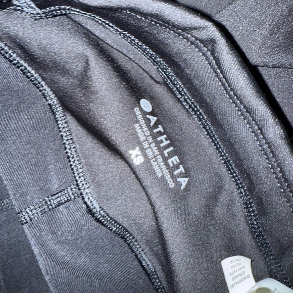 Athleta Momentum Skort Black XS Ruffle Tiered Pull-On Tennis Running Skirt Short - Picture 9 of 12